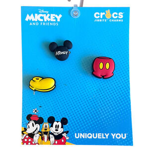 Disney Mickey Mouse & Friends Crocs Shoes Jibbitz Charms Pack NEW